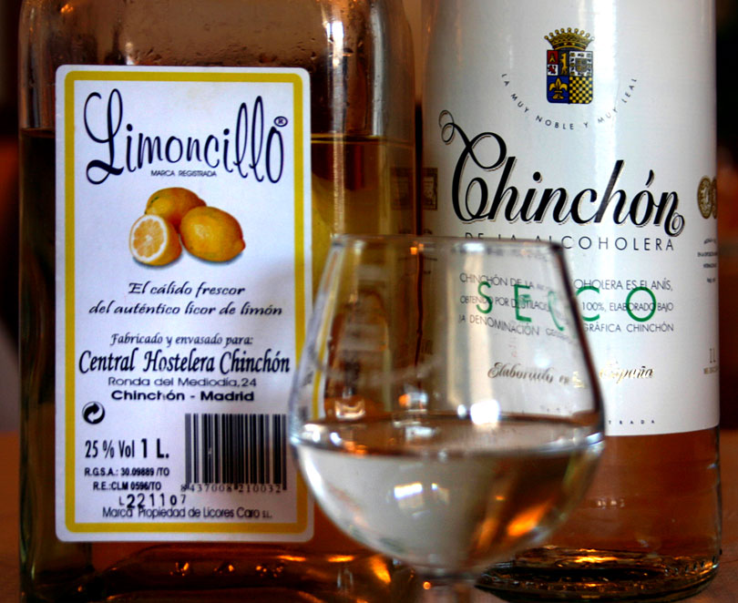 Limoncillo and Anis de Chinchón