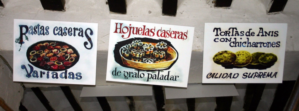 Chinchón pastries Chinchón Biscuit shop sign