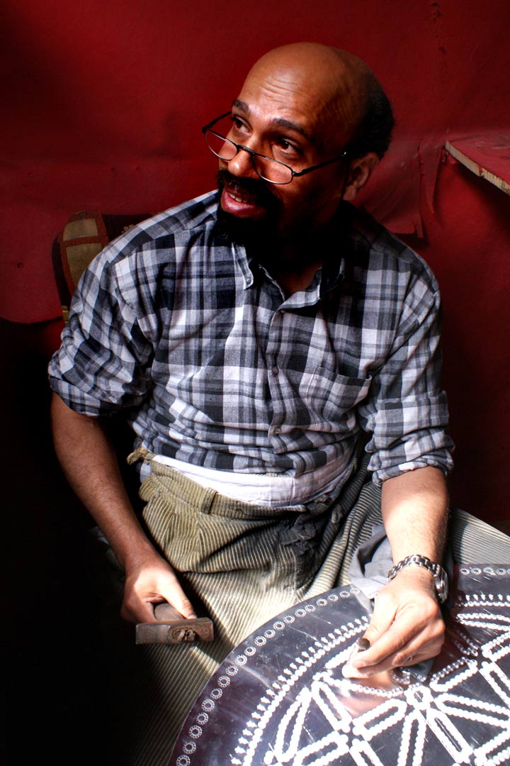 Fez Medina metal worker Metalworker Fez Medina