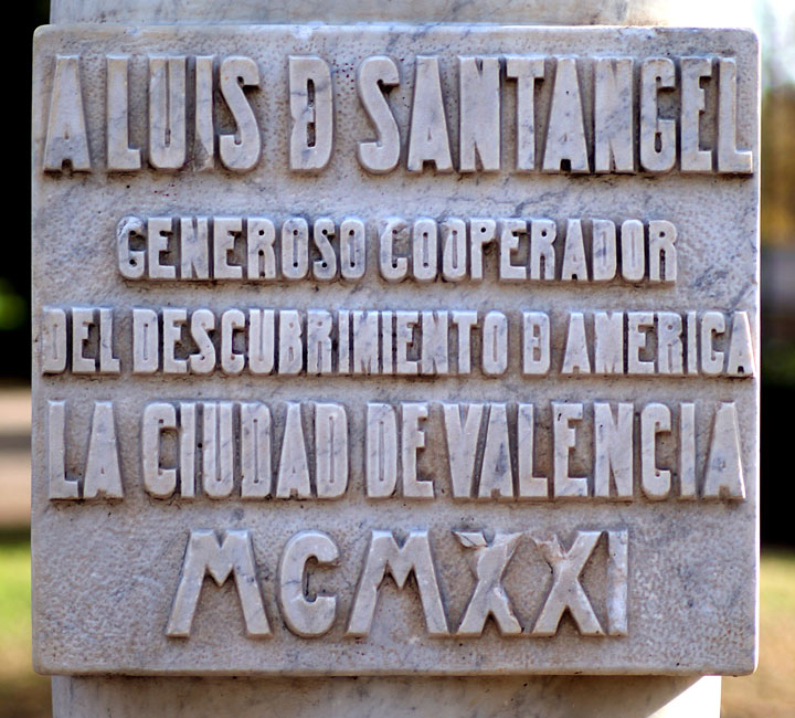 Luis de Santangel, America