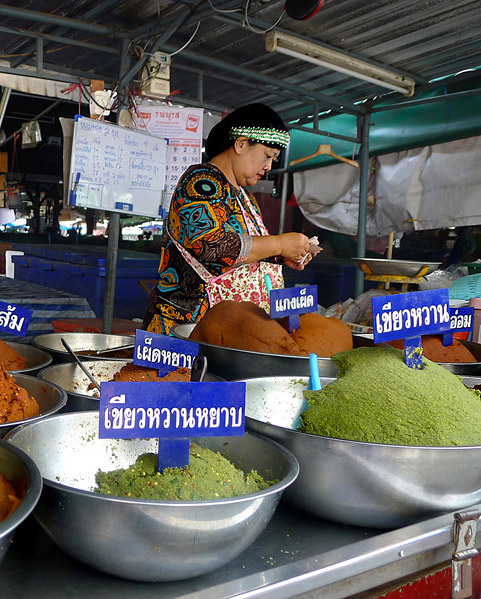Fresh spices for sale at Muang Mai market, Chiang Mai