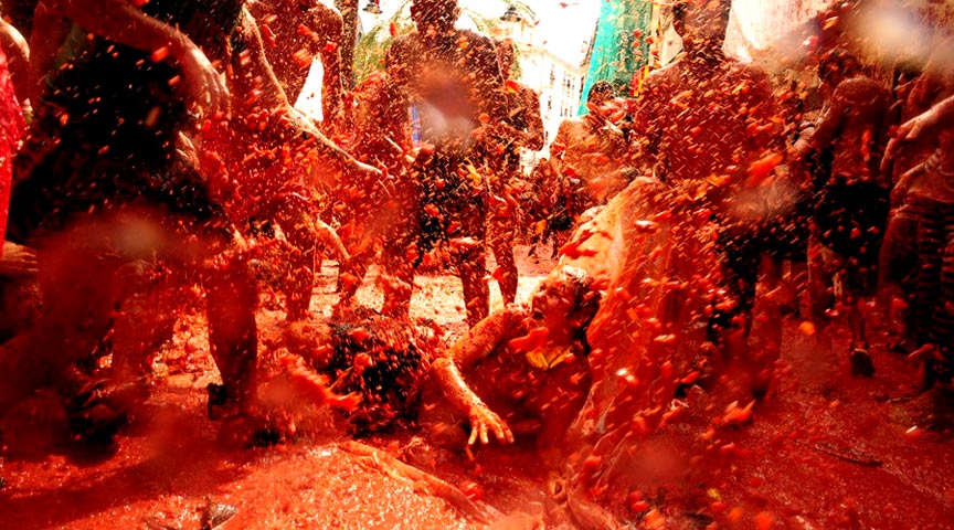 The weirdly wonderful La Tomatina fiesta