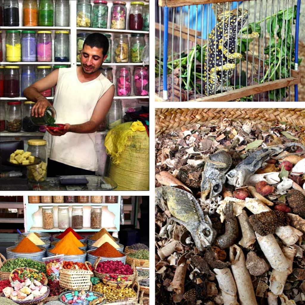 Marrakesh spice souk